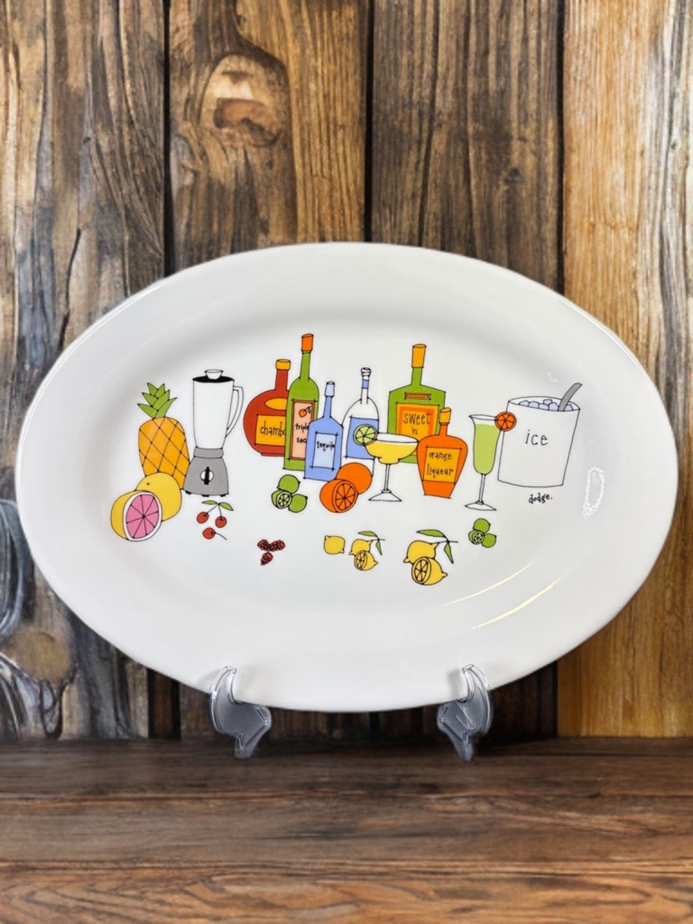 Signature Housewares "Margarita" large oval serving platter